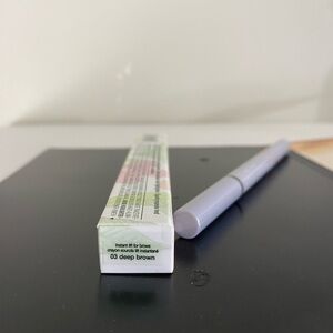 Clinique Instant Lift For Brows Pencil Highlighter, 03 Deep Brown, Full Size,New